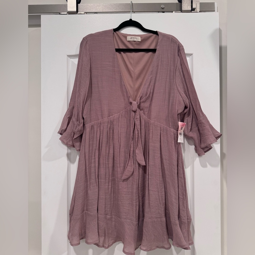 A Beautiful Soul (Arula) Tie Front Dress Size A (1X) New With Tags